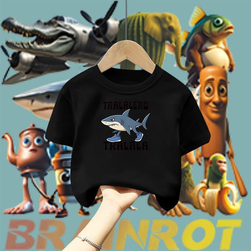 COD Children's printed T-shirt 2025 new European and American style - รูปที่ 2