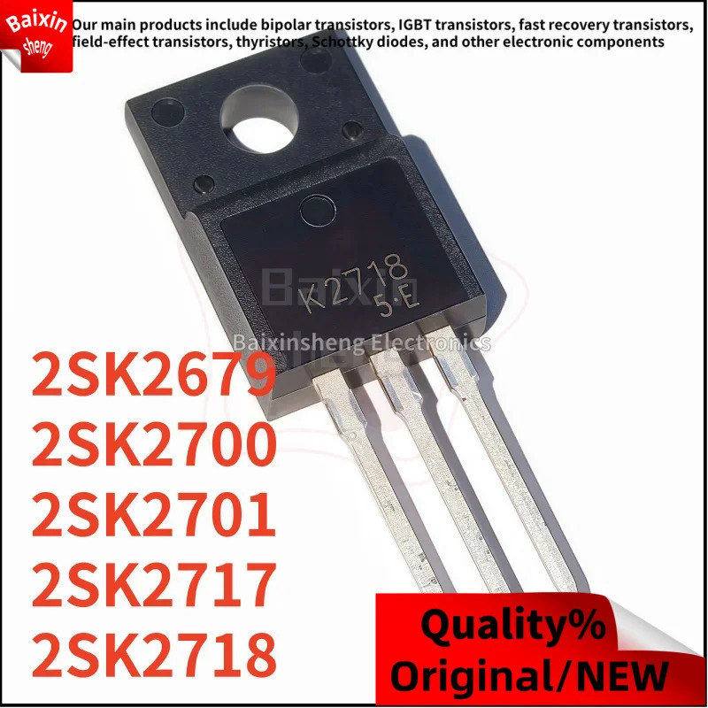 1-5PCS 2SK2679 K2679 2SK2700 K2700 2SK2701 K2701 2SK2717 K2717 2SK2718 K2718 TO-220F MOS field-effec