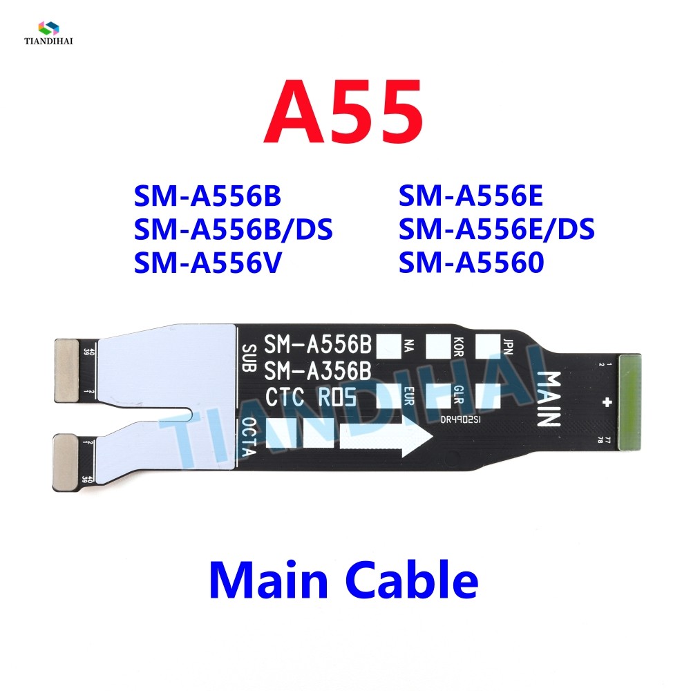 ขั้วต่อเมนบอร์ดชาร์จ Flex สําหรับ Samsung Galaxy A55 5G A556 A556B A556B/DS A556E หลัก SUB สาย