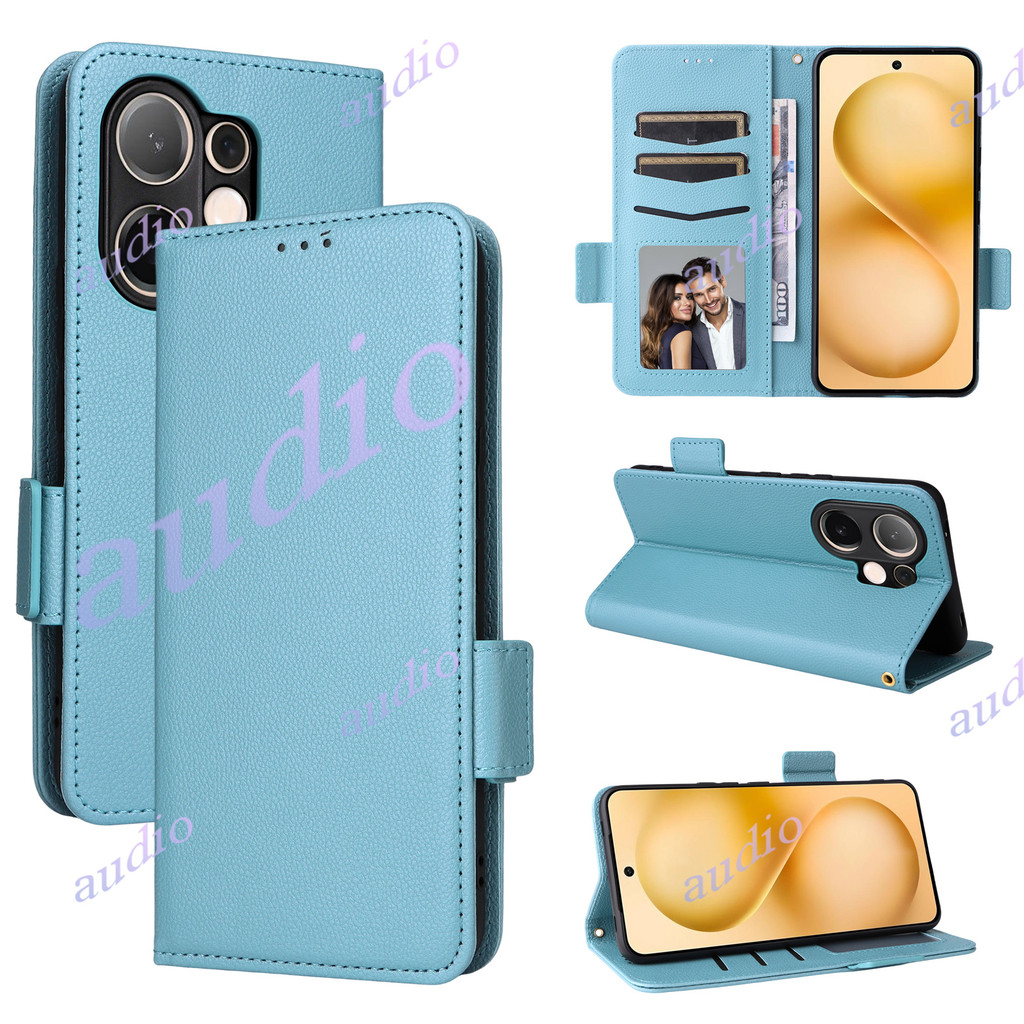 Vivo V60 5Gปลอกพลิกที่วางโทรศัพท์สําหรับVivo V60 Pro V60Pro VivoV60 Pro 5G 2025 กรณีกระเป๋าสตางค์PUห