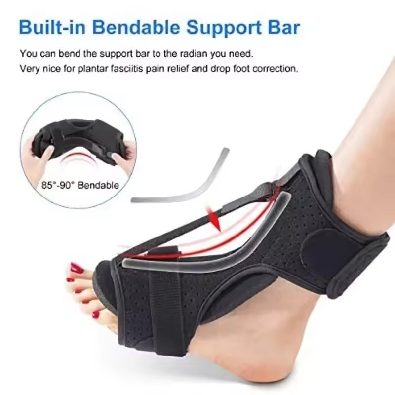 ที่พยุงข้อเท้า plantar fasciitis night splint อุปกรณ์ช่วยป้องกันปลายเท้าตก ราคา ถูกที่สุด ดีลบีเคเค แกลเลอรีภาพที่ 4