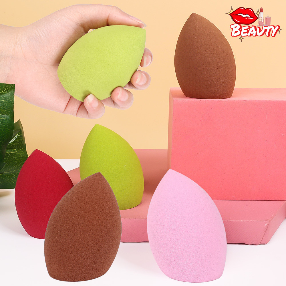 [ Beauty ] Oblique Cut Beauty Egg - คอนซีลเลอร์ Beauty Spong - แบบพกพา นํากลับมาใช้ใหม่ ซักได้ - พัฟ