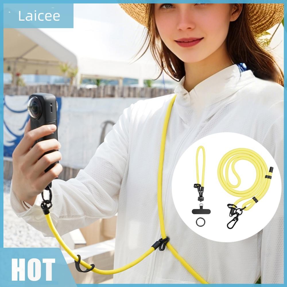 [Laicee.th] Action Camera Rope Anti-Loss Travel Camera Carry Lanyard Wear Resist Sports Camera Cross