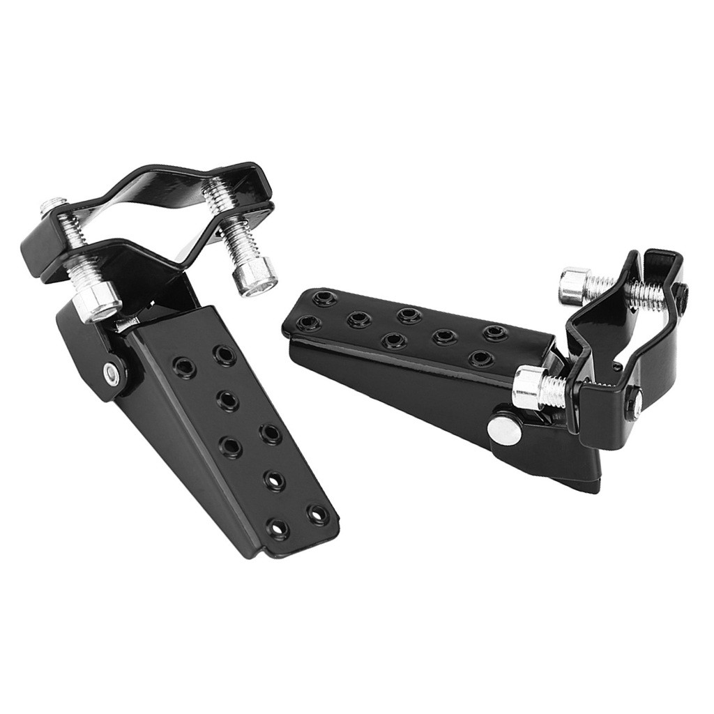 【Rasen Moto】ที่พักเท้าโลหะสีดําสําหรับรถจักรยานยนต์รถมอเตอร์ไซด์ - รูปที่ 6