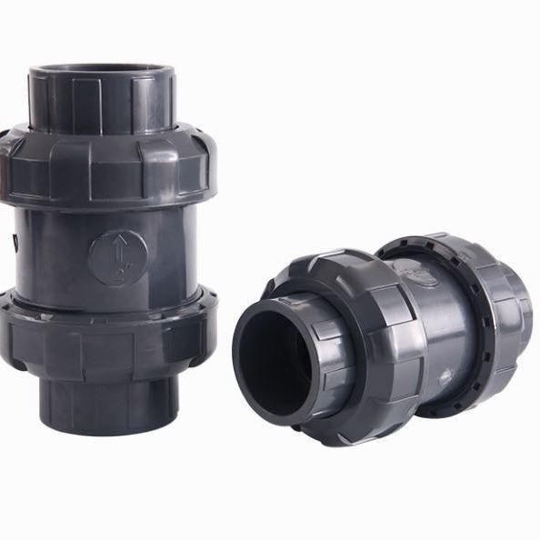 เช็คบอลวาล์ว double watermur pvc 1/2 ถึง 2 นิ้ว / เช็ควาล์วบอล PVC Double Union 1/2'' - 2 นิ้ว - 1/2