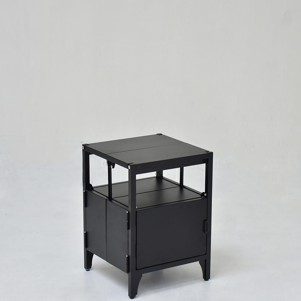 Looms ตู้ข้างเตียง รุ่น GLINDER สีดำ (35x35x50 ซม.)  แบรนด์ LOOMS - รูปที่ 2