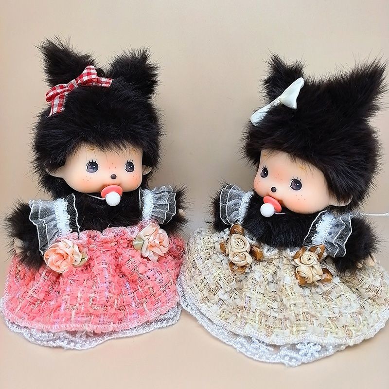 【พร้อมส่ง】monchichi พวงกุญแจ Monchi Bebichhichi Tuffy Monchhichi Keychain Limited Plush hipper kitty
