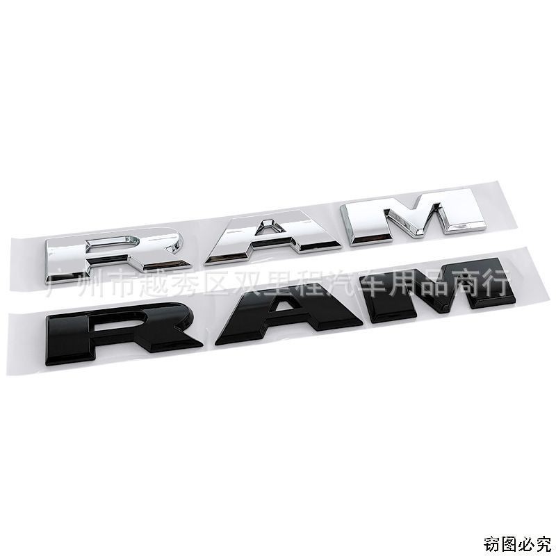 เหมาะสําหรับ Dodge Dodge โลโก้รถ Labeling RAM สติกเกอร์รถ 1500 2500 3500 รถกระบะชายโลโก้รถ ABS Fende