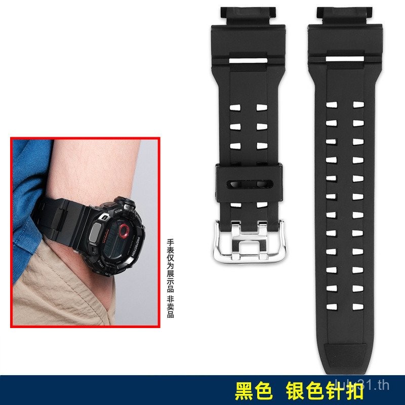 เปลี่ยนสายนาฬิกาซิลิโคนเรซิ่นสําหรับ C-asio G-9200 GW-9200 9101 9102 9110 - สายรัดทนทานสําหรับผู้ชาย