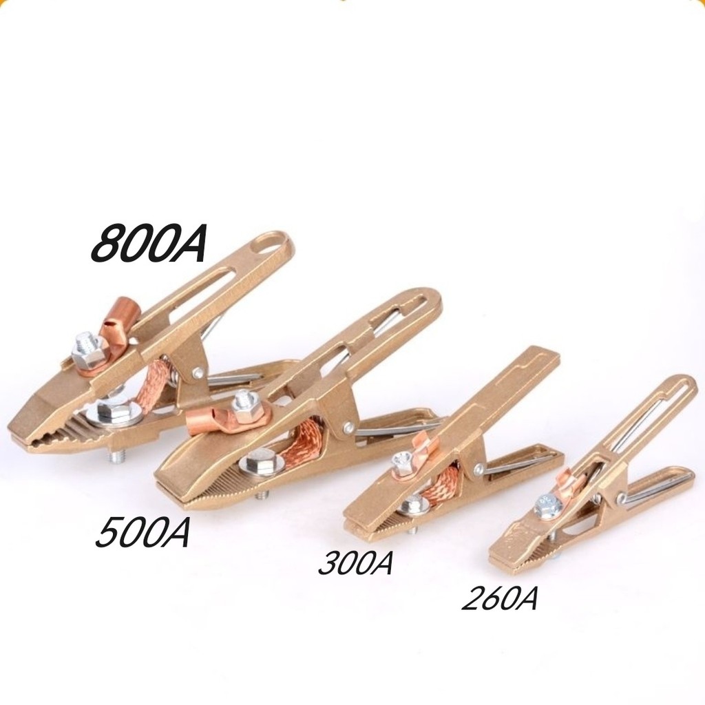 เครื่องเชื่อมทองแดงทั้งหมดคลิปลวดกราวด์ A-Type G-Type คลิปคุณภาพสูงรวมทุกอย่างคลิปกราวด์ 260A300A500