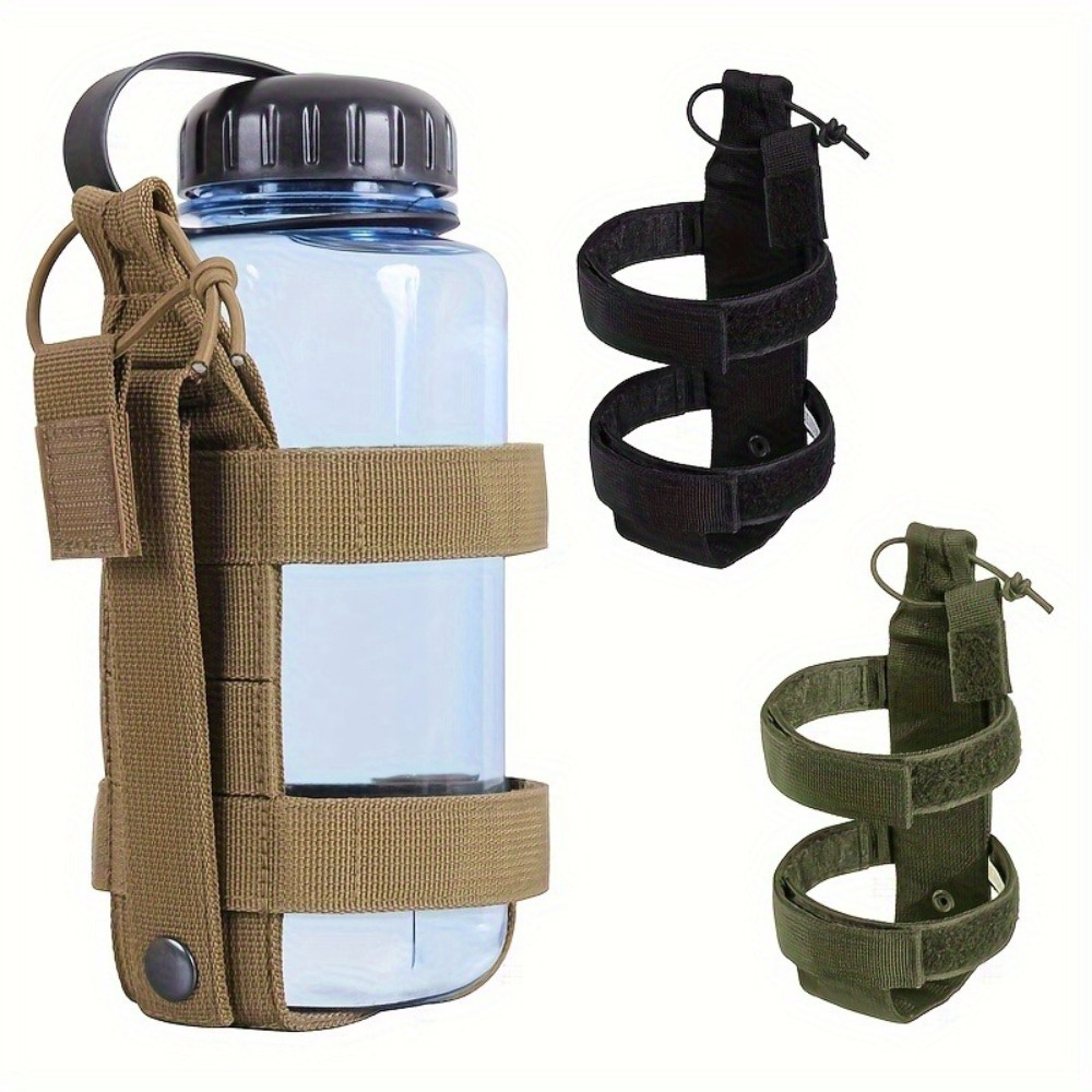 LUC 500-1000ml ที่วางขวดน้ำAdjustable สำหรับเป้สะพายหลัง พร้อมที่ใส่ขวด MOLLE