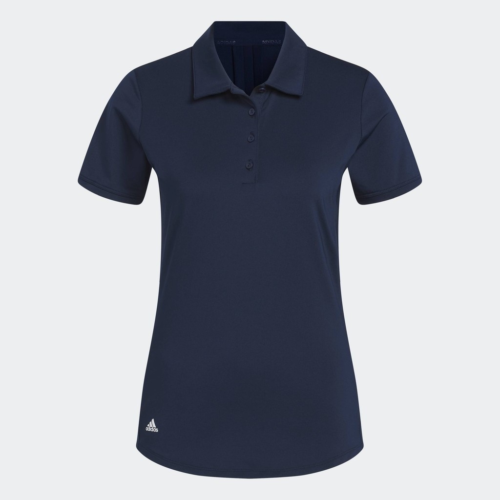 adidas กอล์ฟ เสื้อโปโลสีล้วน Ultimate365 ผู้หญิง สีน้ำเงิน HS2464
