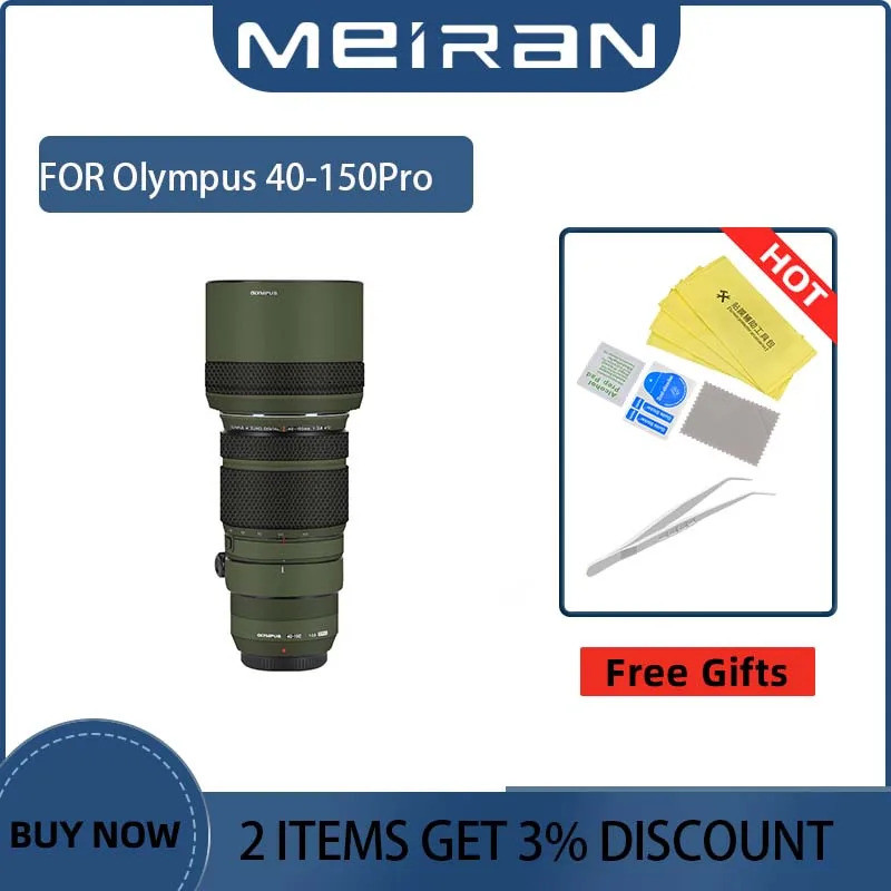 Anti-Scratch ป้องกันฟิล์มสําหรับ Olympus 40-150 มม.F2.8 PRO 40-150F2.8PRO 40150 เลนส์กล้องสติกเกอร์ห