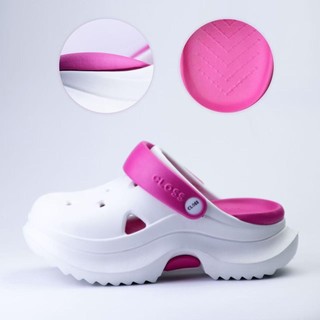 CLOSS.PH Summer ThickSoled NonSlip Closetoe Sweet Style EVAComfort Lightweight Slide Clogs For Women