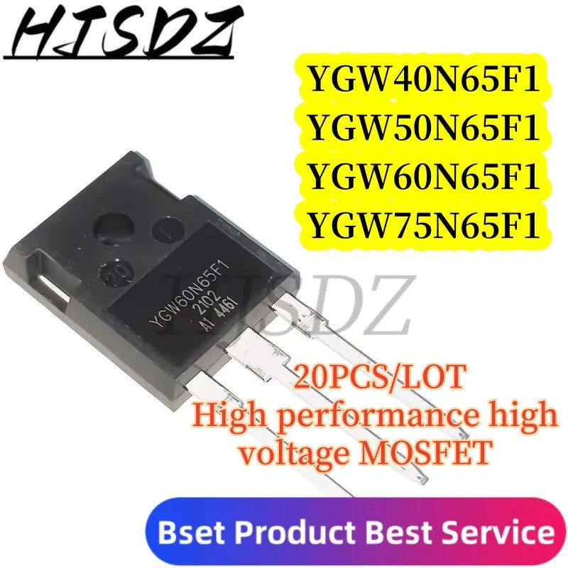 1-5PCS YGW40N65F1 YGW50N65F1 YGW60N65F1 YGW75N65F1 TO-247 ทรานซิสเตอร์ภาคสนาม-เอฟเฟกต์