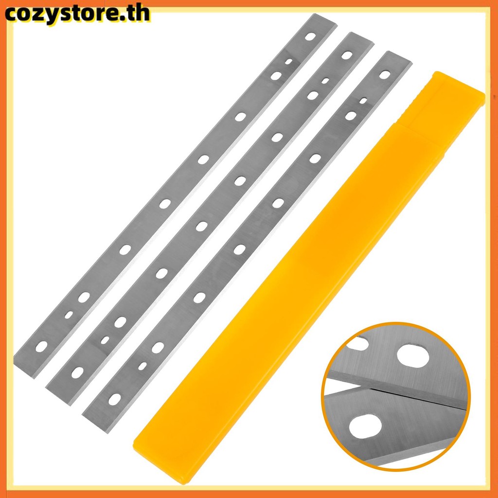 3 ชิ้นกบใบมีดเหล็กความเร็วสูง 13 นิ้วไฟฟ้ากบใบมีดใช้งานร่วมกับ DW735 DW735X Planer SHOPQJC0004