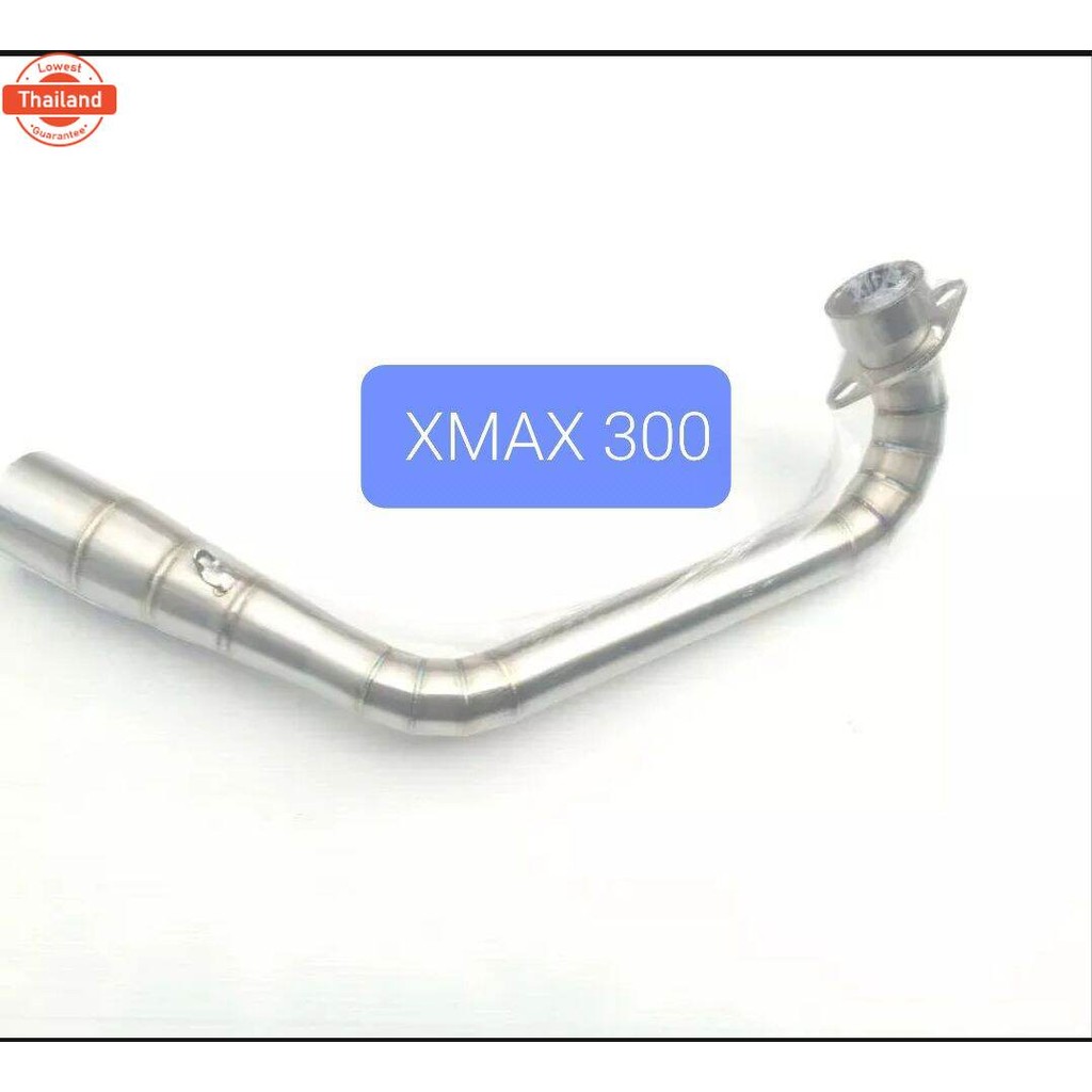 คอท่อแต่ง สแตนเลส สำหรั R15,Mslaz,CB150,CBR150,MSX,Demon,GSX,Aerox,Nmax,MT-15,ZX25,PCX150 คอ 2 นิ้ว