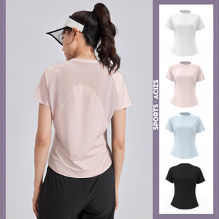 mvp sport ชุดออกกำลังผญ เสื้อ ออกกำลังกาย เสื้อ วิ่ง แขนสั้น…