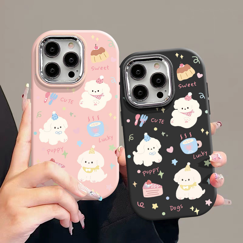 สามขนมสุนัขสีขาวสําหรับRealme 11 11X C67 12X 13 5 5S 5i 6i C3 C25 C25S C65 Narzo 60X 70X 20 30A N65 