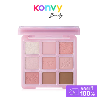 ODBO Sweet Munch Eyeshadow Palette 9g #OD2024 พาเลทอายแชโดว์ 9 เฉดสี.