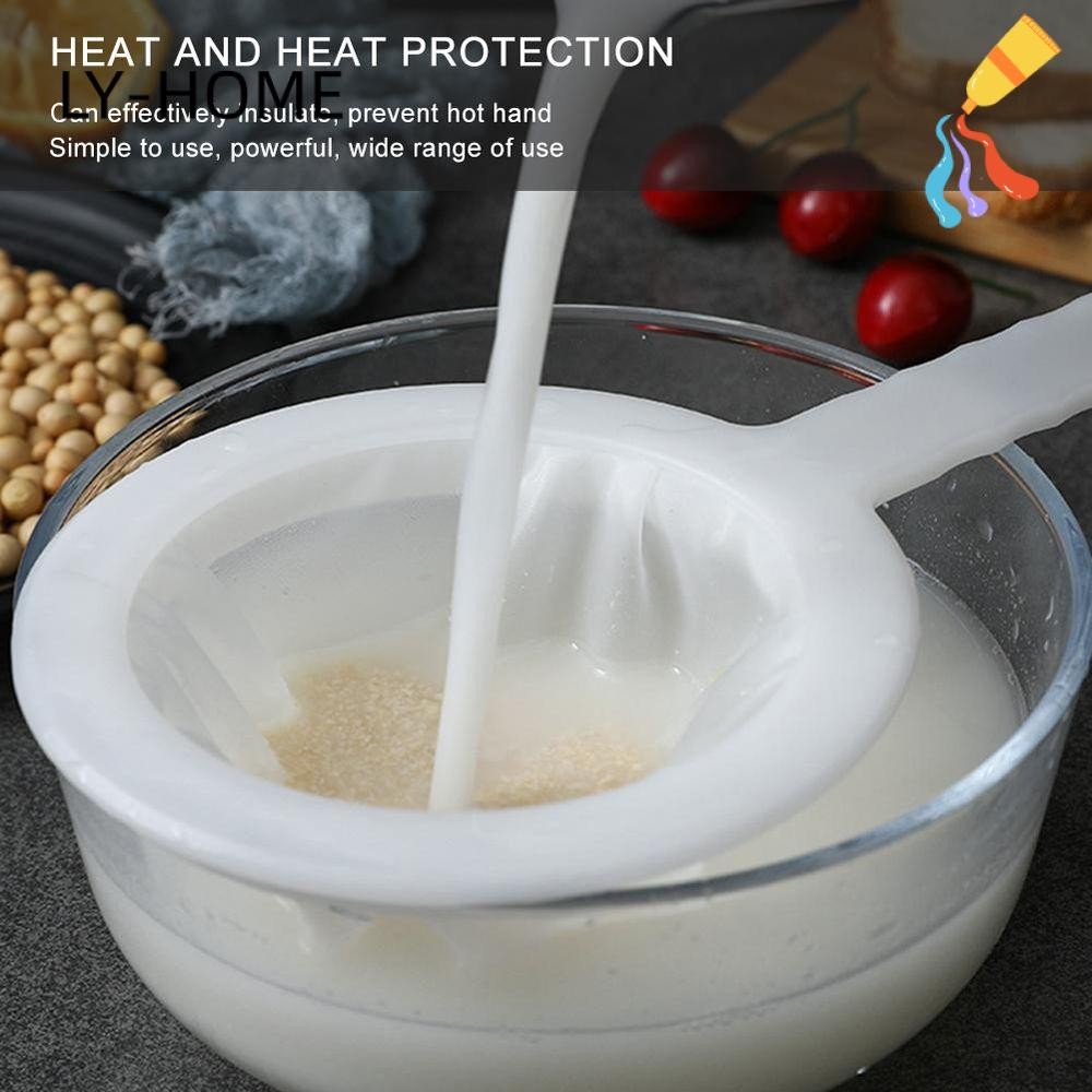 เหลียวหยิง 100/200/400 ตาข่ายกรองตาข่ายกระชอนกรองนมนมถั่วเหลืองตาข่ายไนล่อน