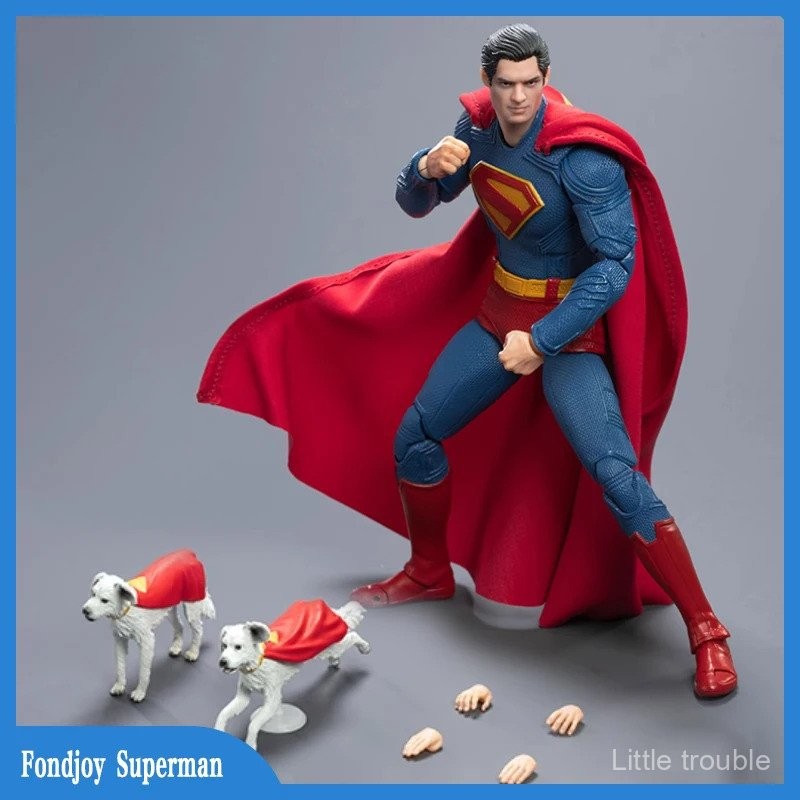 ใหม่ Fondjoy Superman David Corenswet Action Figure Superman Action Figures ตุ๊กตาคอลเลกชันของเล่นขอ