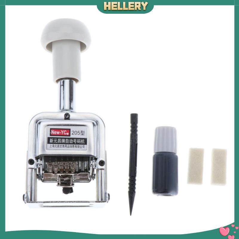 [HelleryPH] โลหะ 5 ตําแหน่งเครื่องตัวเลขอัตโนมัติ Roller Marking Digital Machine