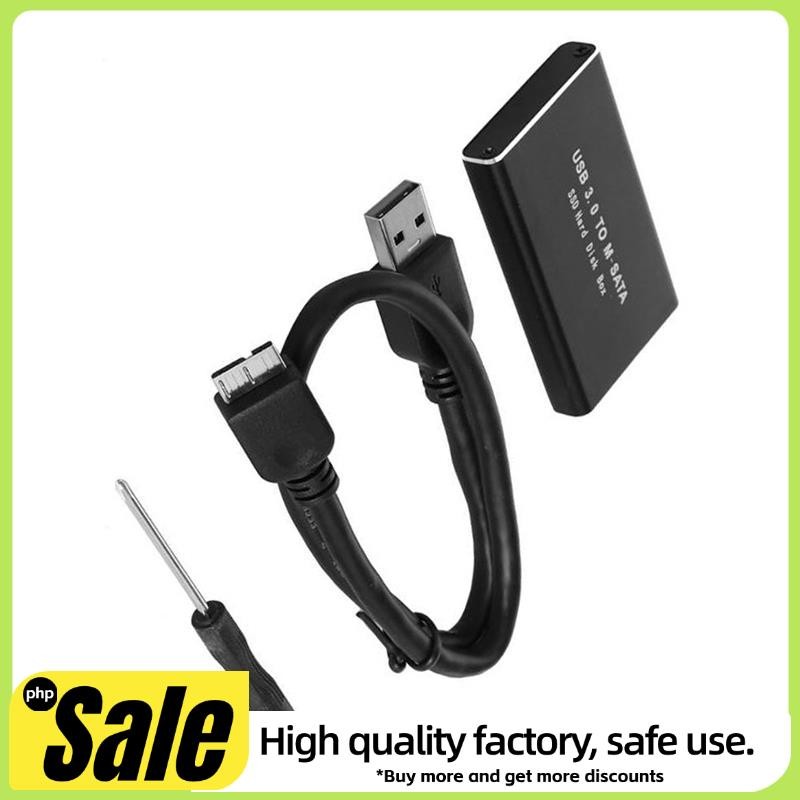 MSATA to USB 3.0 SSD Disk Box Storage Case Adapter สําหรับ 30x50 มม.30x30 มม.MSATA SSD