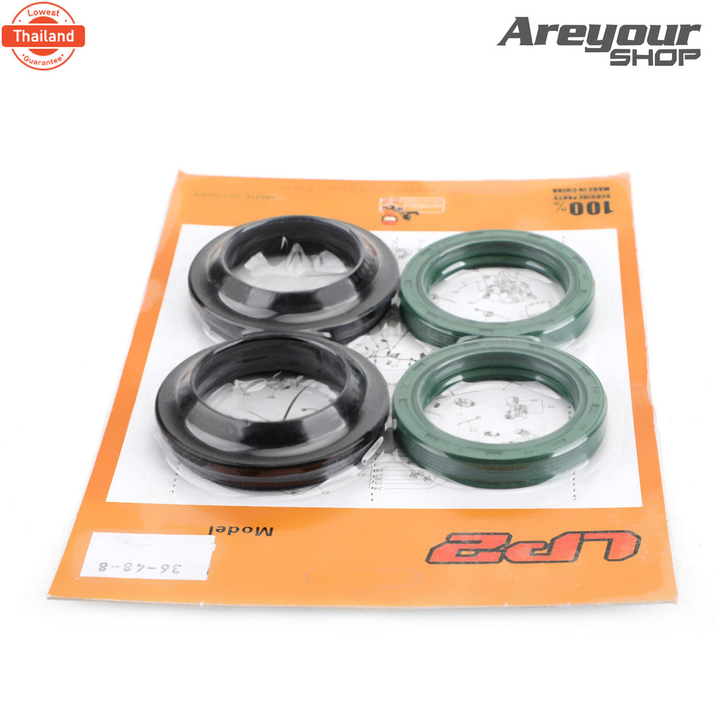 Areyourshop ด้านหน้าส้อมซีลน้ำมันฝุ่นหมวกชุดซ่อมสร้างใหม่ สำหรัเหมาะกั Yamaha SR400 XJ600 650 750 XS