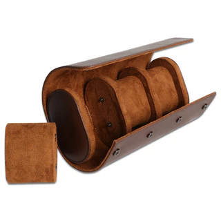 กระเป๋าเก็บนาฬิกา watch bag หนัง PU (1 / 2 / 3 เรือน) กล่องใสนาฬิกาแบบพกพา สไตล์วินเทจ