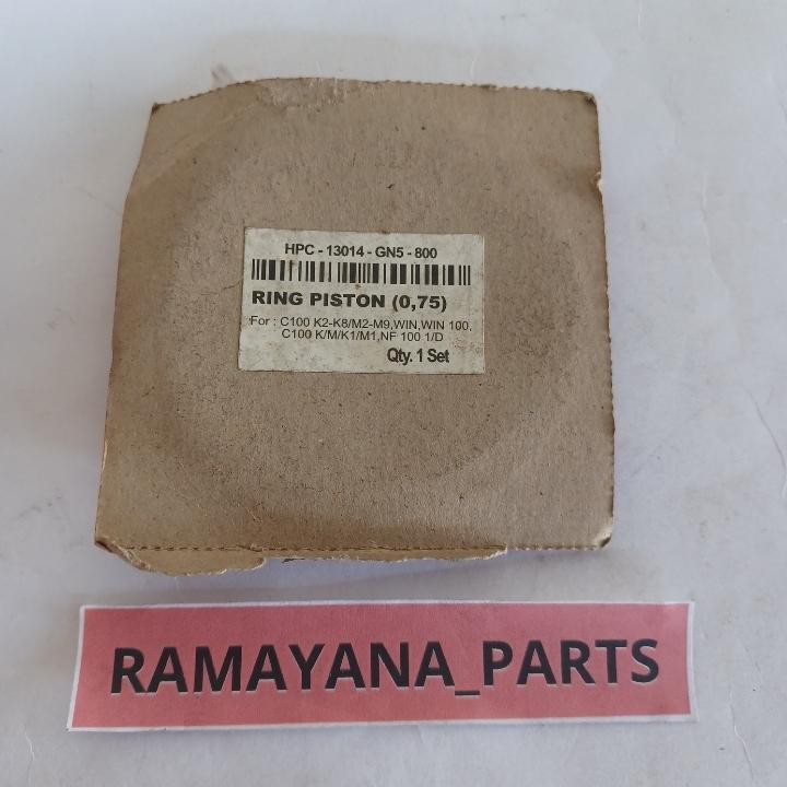 แหวนลูกสูบ 0.25 Prima Grand Supra Win HPC 13012GN5800