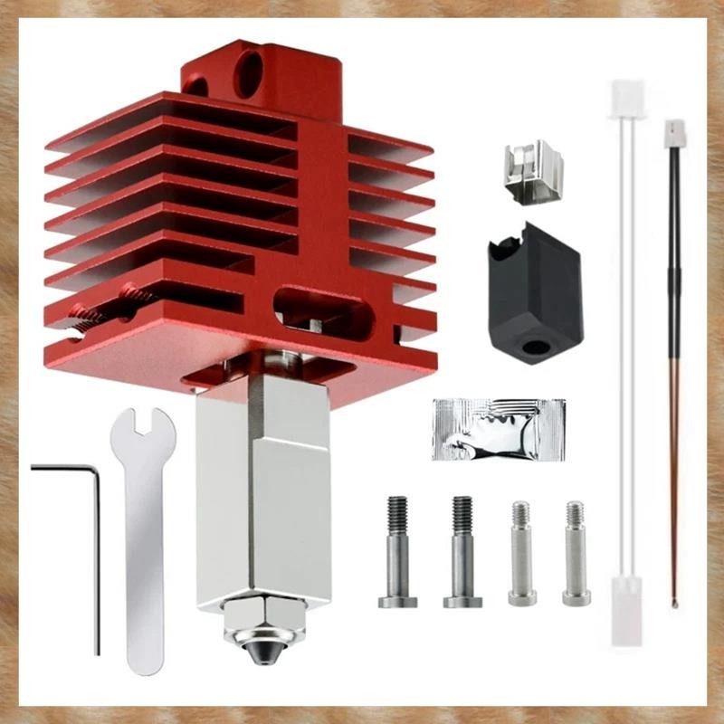 [KYG] ชุด Hotend สําหรับ P1S,P1P,X1,X1C,X1E ชิ้นเดียวเหล็กชุบแข็งอัพเกรด TZ4.0 Hotend Kit พร้อมแผ่น 