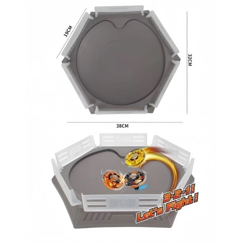 สนามลูกข่าง TOPGYRO X ลูกข่าง ของเล่นเด็ก สนามเล่นมวยปล้ำเบย์เบลด เพิ่มความสนุกในการเล่น - รูปที่ 4