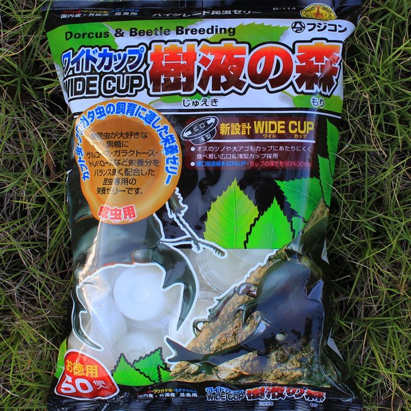 Beetle Jelly แมลงเยลลี่ Unicorn Feed Stag Beetle Ant Food รสน้ําตาลทรายแดง 50 ชิ้นต่อถุง