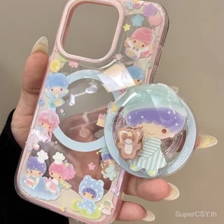 เคสโทรศัพท์ เหมาะสําหรับ iPhone 7 8 X XS XR XSMAX 11 12 13 14 15 16 17 Pro max Plus Air หมุน Gemini แม่เหล็กกันกระแทกกันกระแทกกันกระแทกเคสรวมทุกอย่าง WZRR