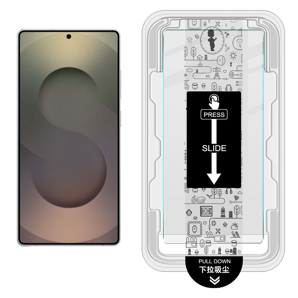 IMAK H กระจกนิรภัยสําหรับ Samsung Galaxy S25 Ultra S24 Plus S23 FE S22 S21 S20 5G Locator Chamber
