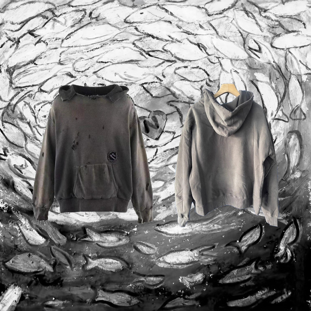 SAINT Mxxx x Sean Wotherspoon联名美式复古连帽卫衣