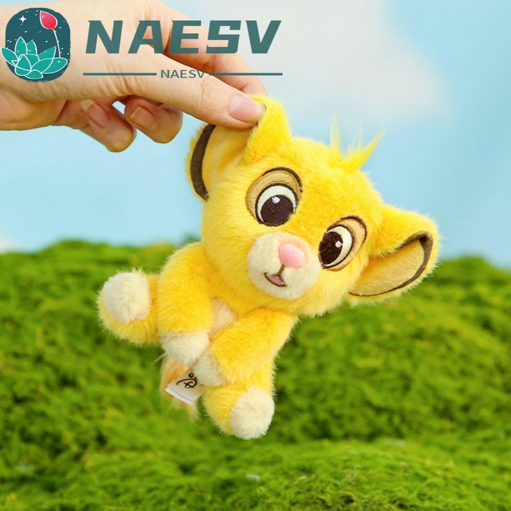 NAESV พวงกุญแจตุ๊กตา,เครื่องประดับจี้พวงกุญแจสิงโต,น่ารัก Lion King ของเล่นตุ๊กตาพวงกุญแจรถเด็ก