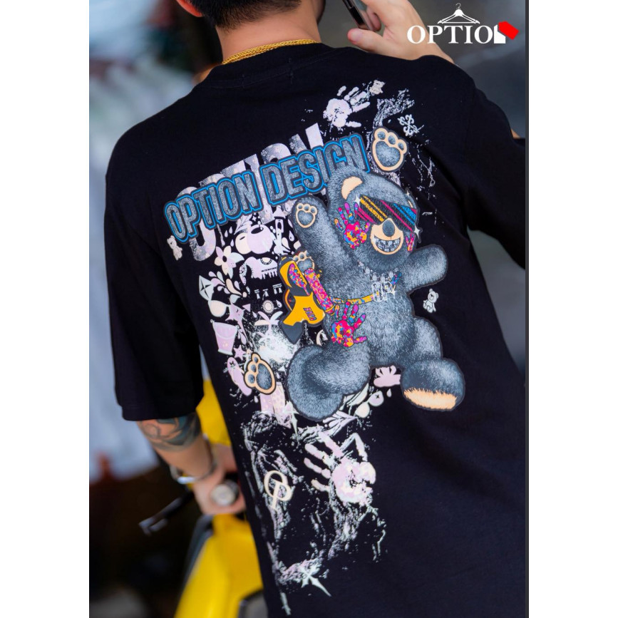 เสื้อยืด Option Bear dental หมีจัดฟัน 2025 🌈#ช้าหมดอดแน่นอน #สวยซะขนาดนี้ 🖤🤍 S-5XL