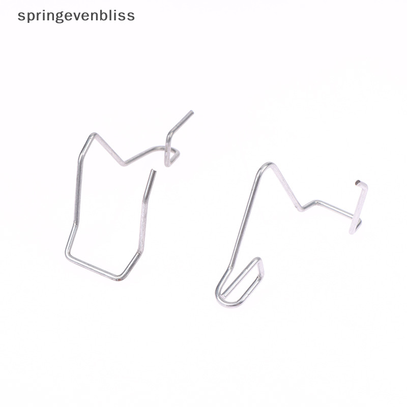 Springevenbliss สําหรับไฟหน้าหลอดไฟ H1 H3 H4 H7 ยึดคลิป Circlip LED ลวดหัวเข็มขัดตะขอเหล็กกดแผ่นทั่วไปสําหรับรถจักรยานยนต์ Springevenbliss
