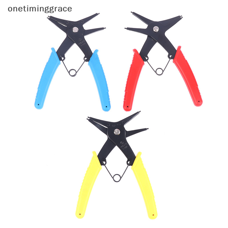 Onetiminggrace คีมแหวนล็อคสลักอเนกประสงค์ เครื่องมือถอดแยกชิ้นส่วนคีมแหวนสแน็ปมืออาชีพ OMA