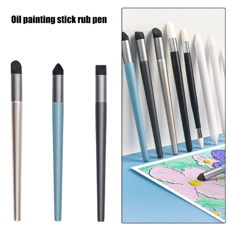 Top Sketch Blending Stump Pen Drawing Correction Sketch Tool Washable Sketch Rubbing Sponge Brush