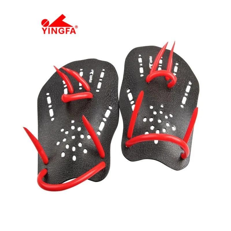 Yingfa ผู้ใหญ่เด็กมืออาชีพพายว่ายน้ํา Girdles Correction Hand Fins Flippers ปาล์มนิ้ว Webbed ถุงมือพายกีฬาทางน้ํา
