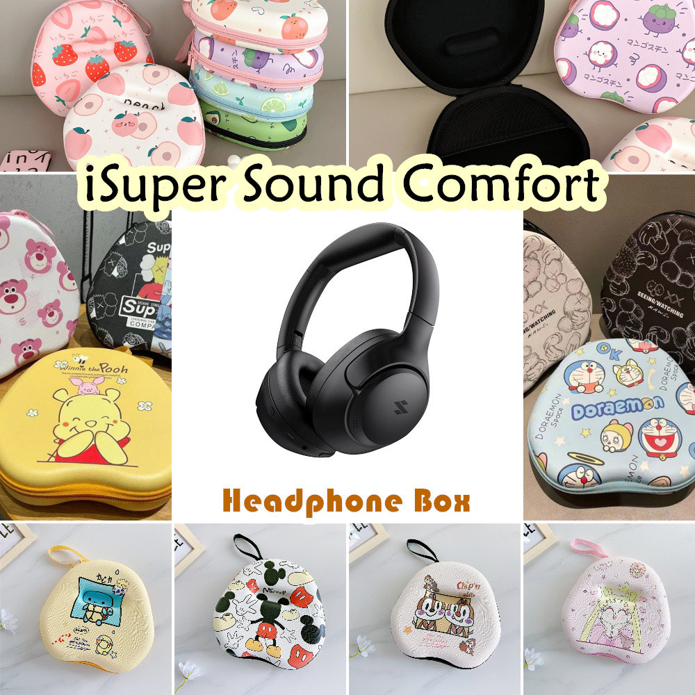 สต็อกพร้อม! สําหรับ iSuper Sound Comfort เคสหูฟัง Cool การ์ตูนชุดหูฟังกระเป๋าเก็บปลอกกล่อง
