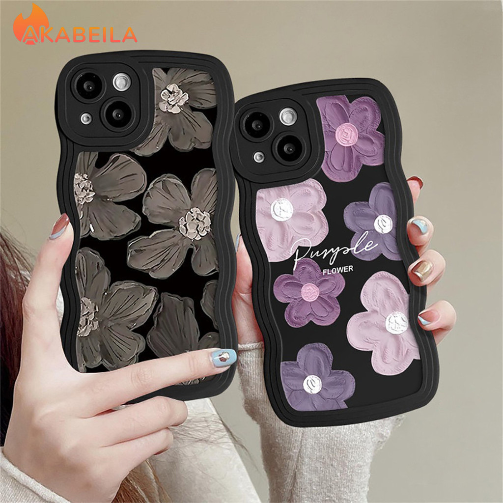 Wave เคสสำหรับ IPhone 11 12 13 14 15 Pro Max 6s 7 8 Plus XS Max XR SE 2020 ฝาครอบปลอกกันกระแทก