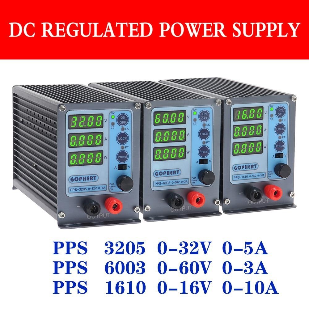 ❊PPS 3205 1610 6003 Presetable Mini Digital Adjustable DC Power Supply Lab Switching Power Supply Co