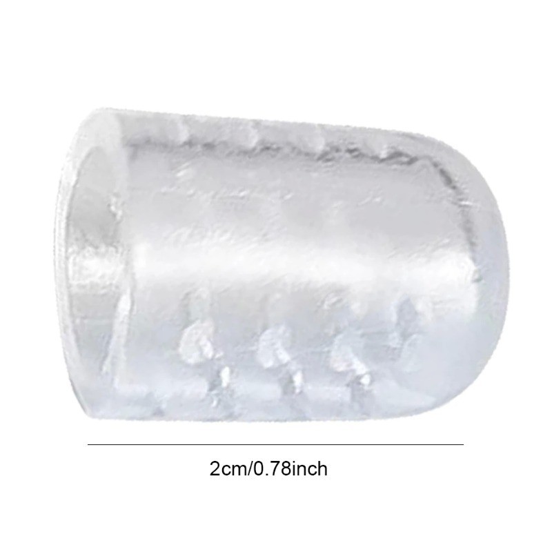 10/20/40ชิ้น ความยืดหยุ่นซิลิโคนนิ้วเท้าครอบคลุม/ระบายอากาศป้องกันแรงเสียดทานนิ้วเท้าครอบคลุม/โปร่งใสป้องกันตุ่มนิ้วหลอด - รูปที่ 7