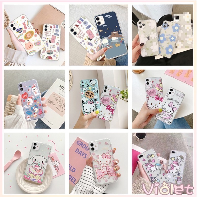💖Violet💖 🎉เคสสุ่มลาย เคสกันกระแทก สำหรับ 6/6s/7/8/X/XS /11/12/12promax ราคาถูก สุ่มลายน่ารักๆ เท่านั้น 🎉#RANDOM