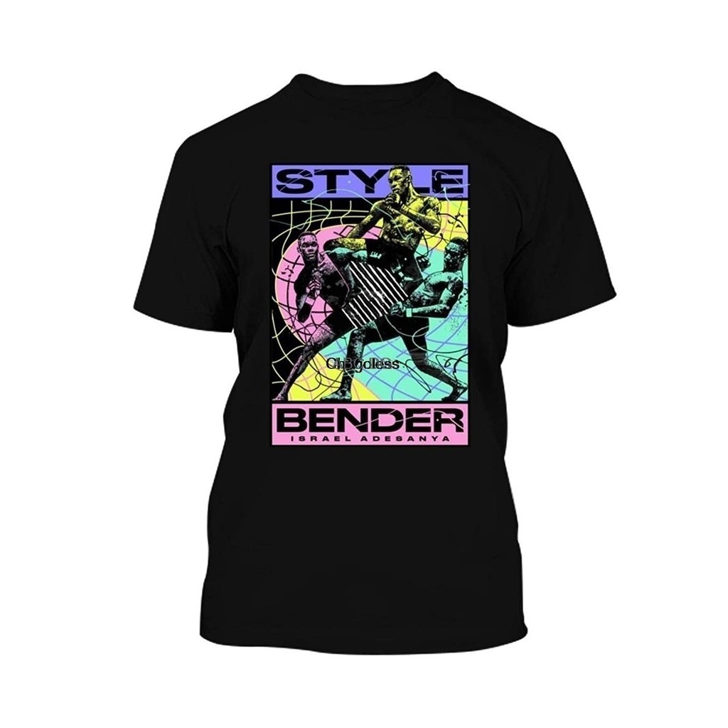 Stylebender Israel Adesanya Stylebender 68 T Shirt Hoodie (1) สีดํา