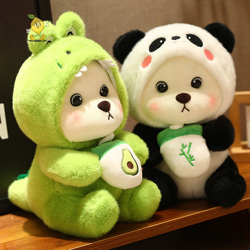 [mozh] Crossdressing Capibara Unicorn/Panda ตุ๊กตาหมีตุ๊กตาตุ๊กตาของเล่นของขวัญสําหรับเด็ก [TH]